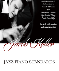 Jazz Piano Standards - 実際の本  (英語版)