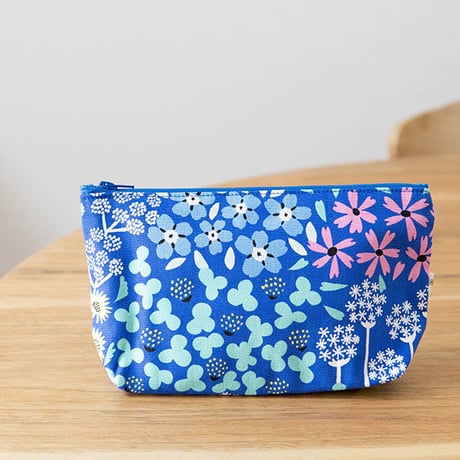 ATELIER HAYLOFT.M 花柄 ファスナーポーチ 仕分けに便利な花柄の可愛いポーチ