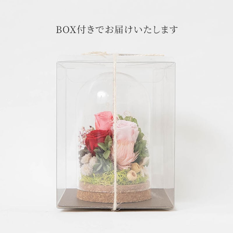 アンティーク 最後の晩餐 ドームガラス ドライフラワー オルモル装飾風銅のパネル champs de fleurs プリザーブドフラワーとドライフラワーの