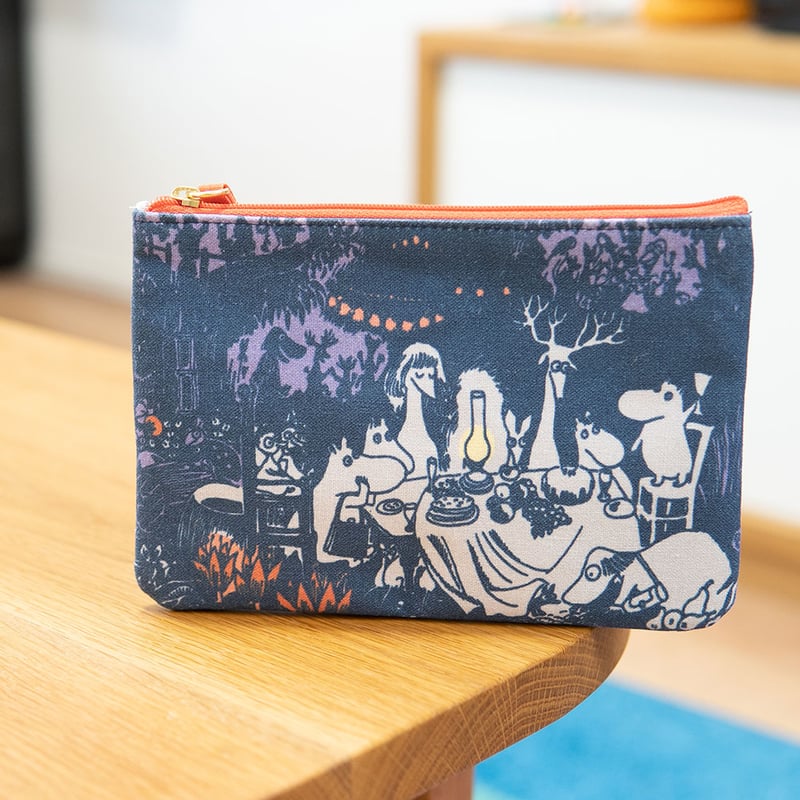 MOOMIN ファスナーポーチ 晩夏 moo-1425036100 | 北欧雑貨と