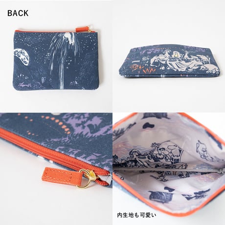 MOOMIN ファスナーポーチ 晩夏 moo-1425036100