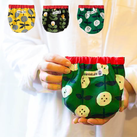 miniature(ミニチュア) 口金バネ ポーチ 小物の仕分けに便利な口金ポーチ