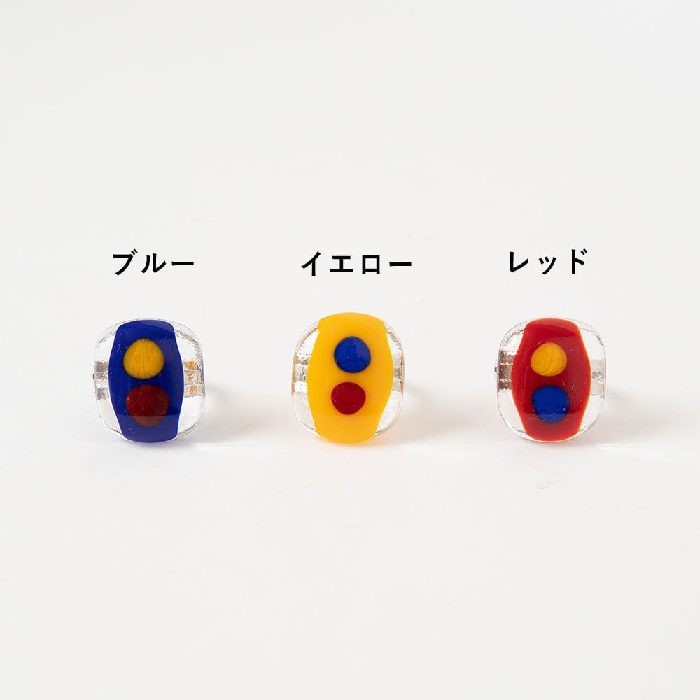 Studio Al Sole ベネチアンガラス リング カラフル サイズ調整