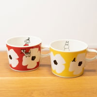 MOOMIN クカットカラーフラワー マグカップ 310ml moo-mm10001