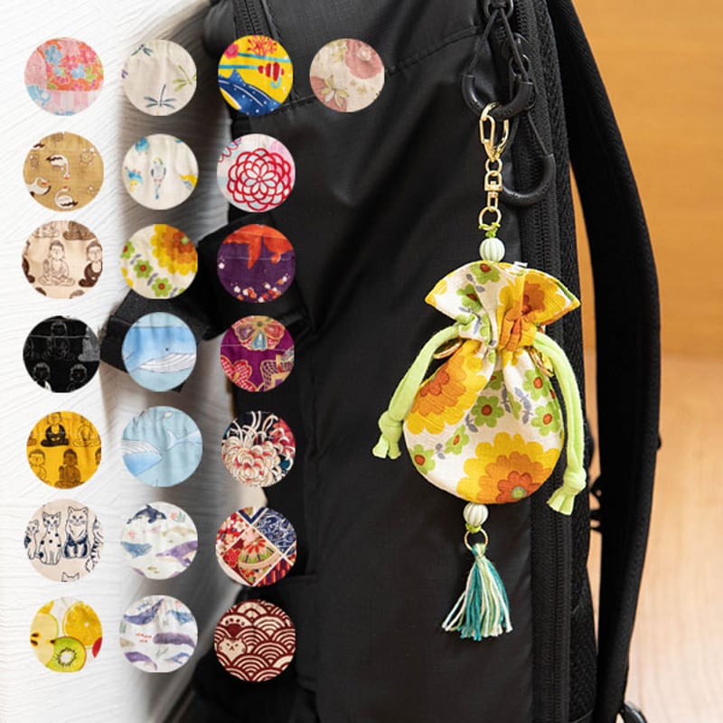 ぴぺたぺぴた(ピペタペピタ) ミニ巾着ポーチ キーホルダーにもなる  