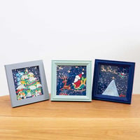 cHiYako(チヤコ) クリスマスのミニ原画作品 飾りやすい卓上の水彩画