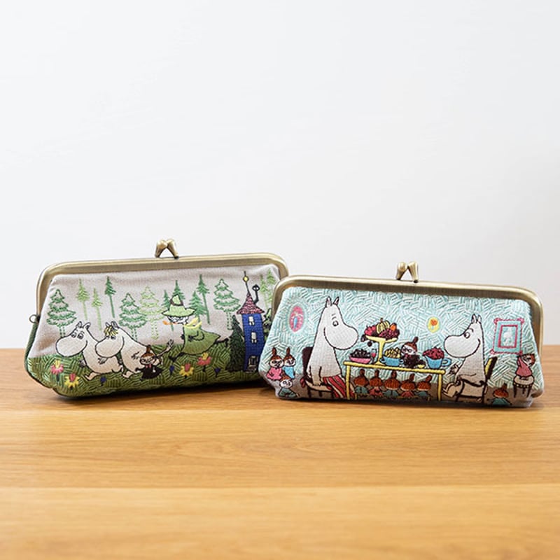 畳刺繍 スリムがま口 ペンポーチ moo-s1427571 | 北欧雑貨と