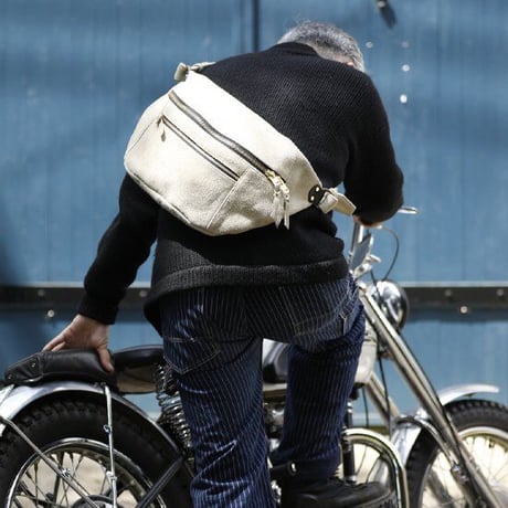 Velor Motorcycle Shoulder Bag