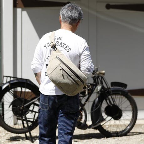 Velor Motorcycle Shoulder Bag