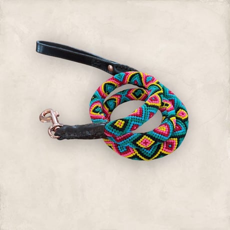 【ラウンドL-A6】Mexican Tejido Round Leash