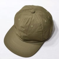 QUARTER GALLERY 撥水フラットツバキャップ ローキャップ  【カーキ】