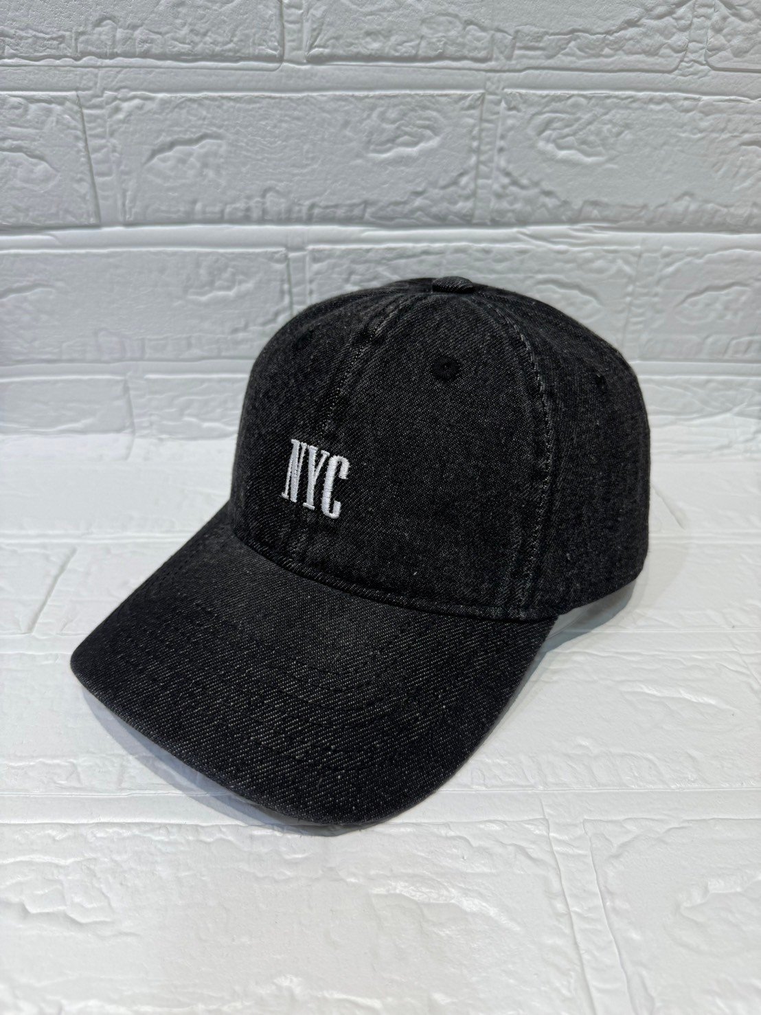 NYC刺繍ロゴ入りデニムキャップ 帽子 | Surprise store NYC刺繍ロゴ入りデニムキャップ 帽子 | Surprise store