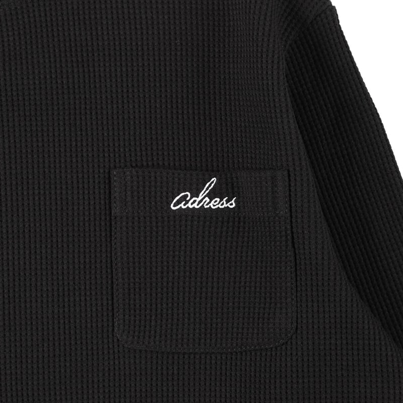 メンズウェア Golfickers [HOLE519] Mock Neck Thermal adress THERMAL LONG SLEEVE MOCK NECK BLACK | pe