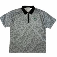 PNDLM LEOPARD POLO BLACK