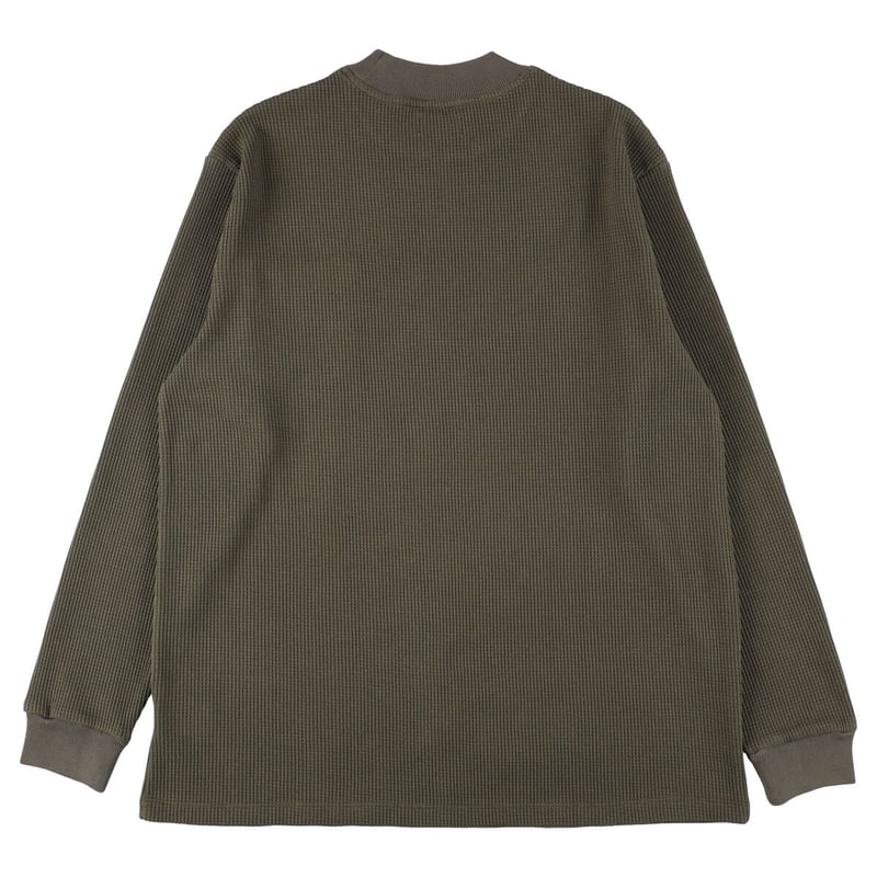 adress THERMAL LONG SLEEVE MOCK NECK OLIVE | pe