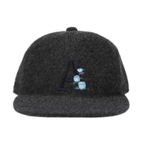 adress SASANQUA 6 PANEL WOOL CAP GRAY