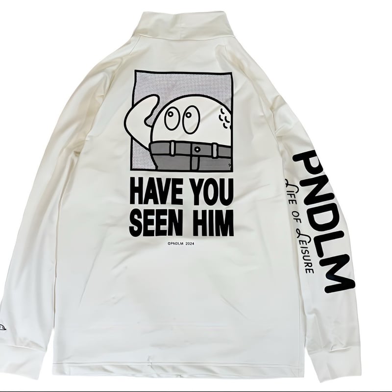 PNDLM GOLF BOY MOCKNECK LONG WHITE | pendulum