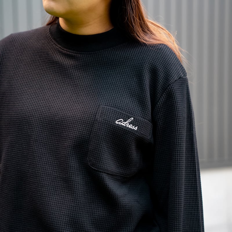 Golfickers Mock Neck Thermal 2色セット adress THERMAL LONG SLEEVE MOCK NECK BLACK | pe