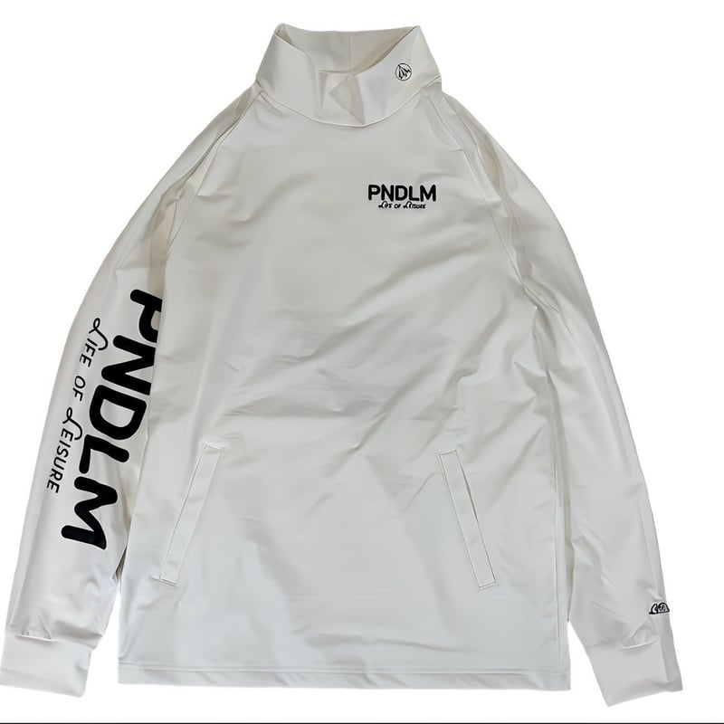 pendulum ゴルフウェア PNDLM GOLF BOY MOCKNECK LONG WHITE | pendulum