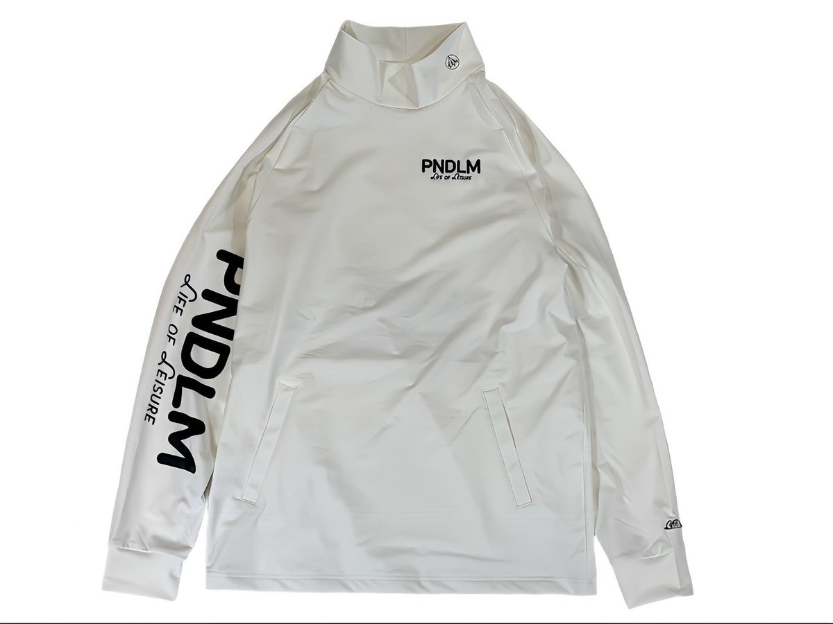 PNDLM GOLF BOY MOCKNECK LONG WHITE | pendulum