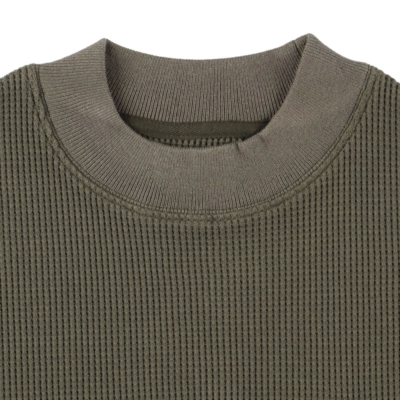 adress THERMAL LONG SLEEVE MOCK NECK OLIVE | pe