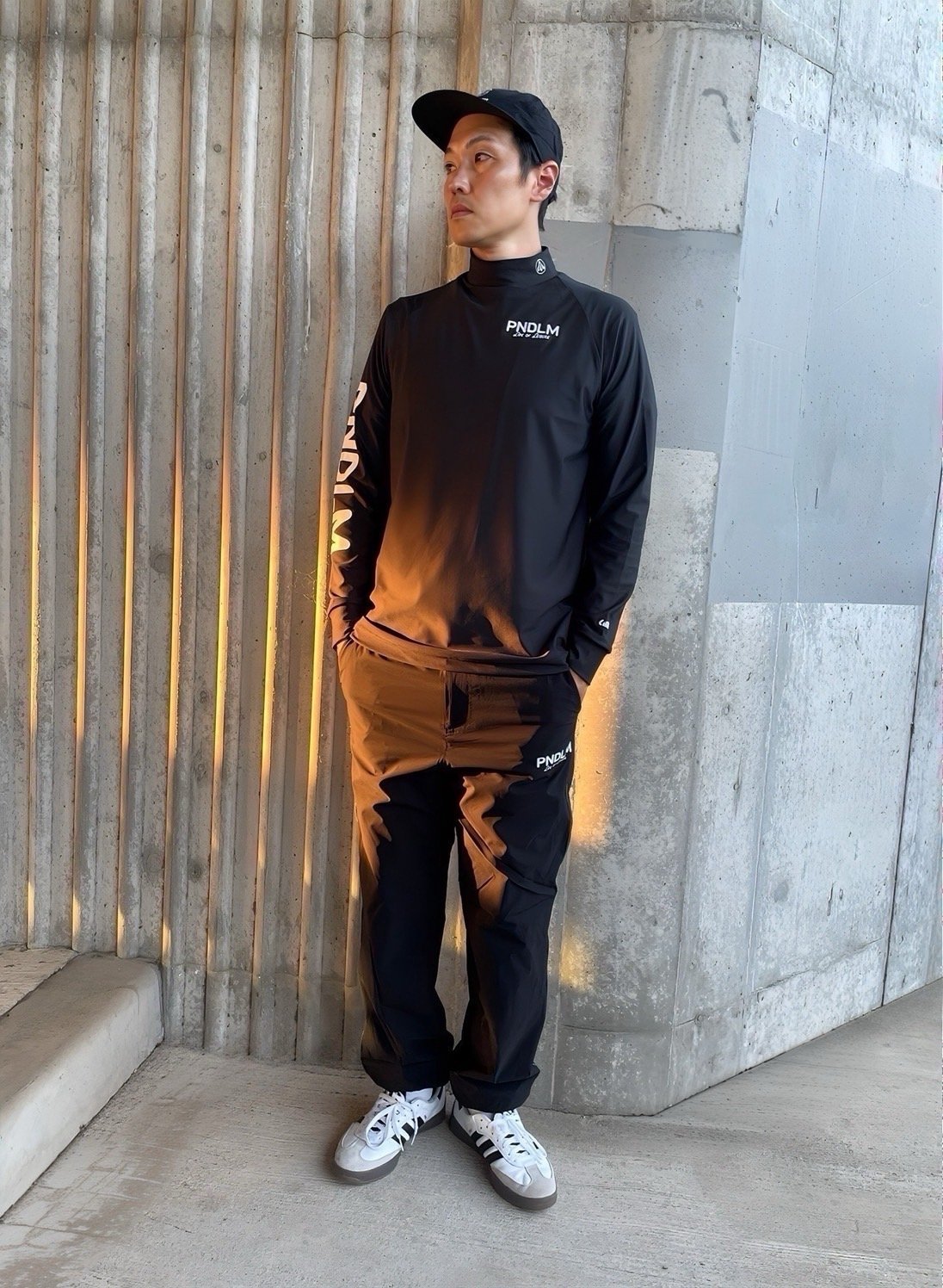 PNDLM GOLF BOY MOCKNECK LONG WHITE | pendulum