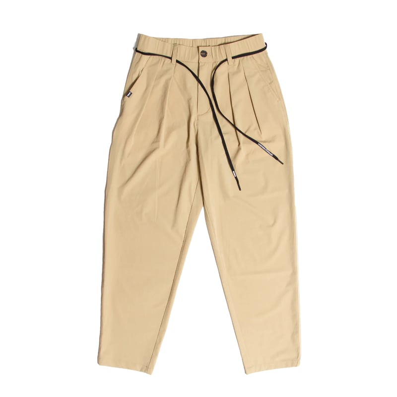 UNBIND アンバインド UNTENSION PANTS ツータック パンツ UNBIND UNTENSION PANTS Beige | pendulum
