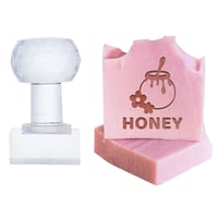 アクリル製石けんスタンプ・HONEY（ハチミツ）