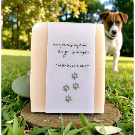 minasapo Dog Soap”敏感肌用カレンデュラ＆Honey”　90g