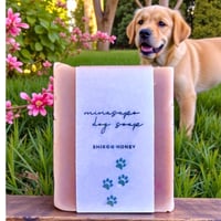 minasapo Dog Soap”しっとりShikon＆Honey”　90g