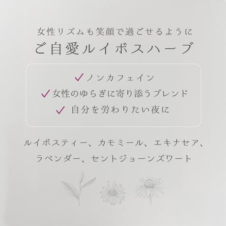 【EMIS】ご自愛ルイボスハーブ【まゆ姉】　5粒入り