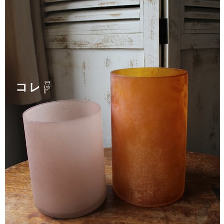 【Bloomingville】 Matcha キャンドルグラス/ローズ