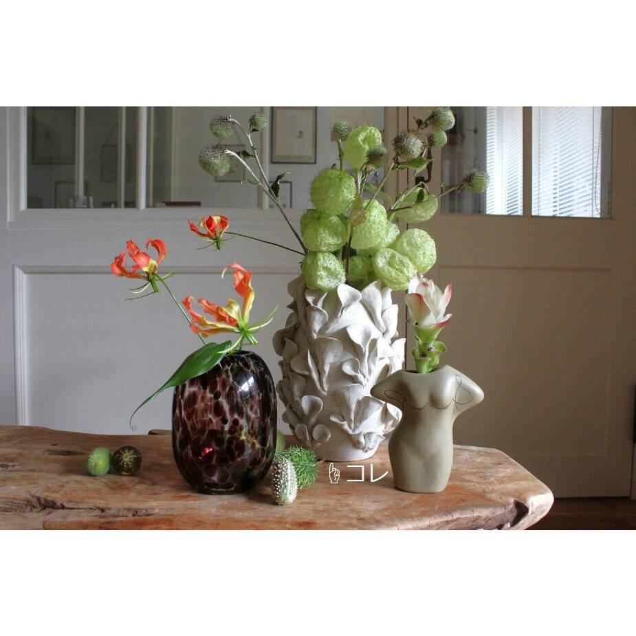 オレフォス　Nils Landberg　ニルスランドベリ　フラワーベース Bloomingville】 Junes フラワーベース | La Ruche LIVING オレフォス