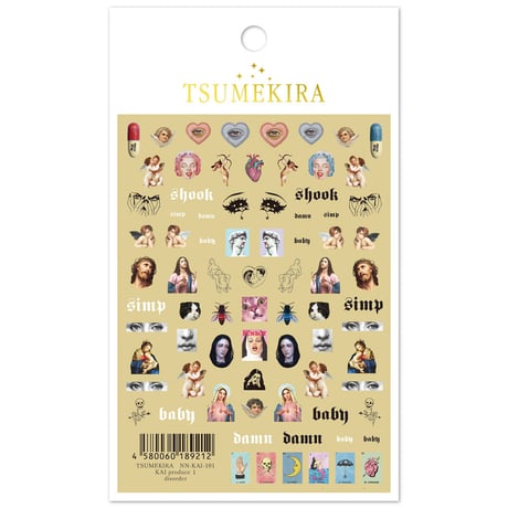 KAI produce 1 disorder　NN-KAI-101【ネイルシール TSUMEKIRA】