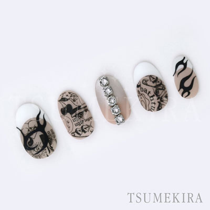 KAI produce 3 90's tattoo NN-KAI-103 【ネイルシール TS