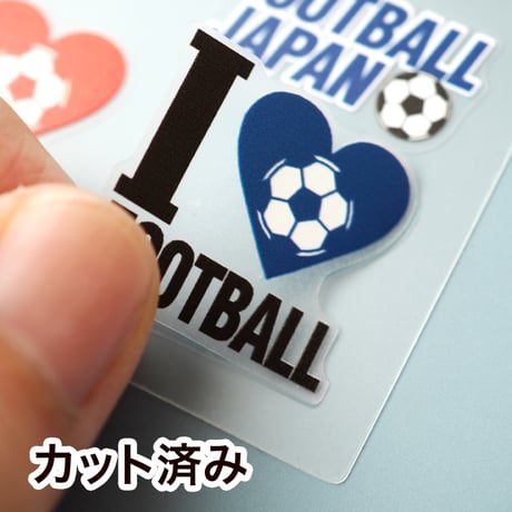 【がんばれ日本！】フェイス&ボディシール サッカー応援　FB-SOC-101