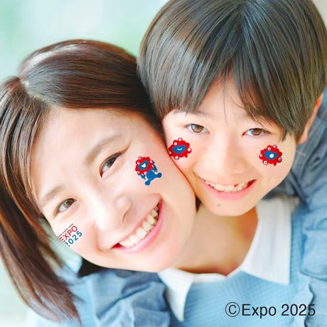 2025大阪・関西万博 ミャクミャク フェイス&ボディシール BA-MYA-105