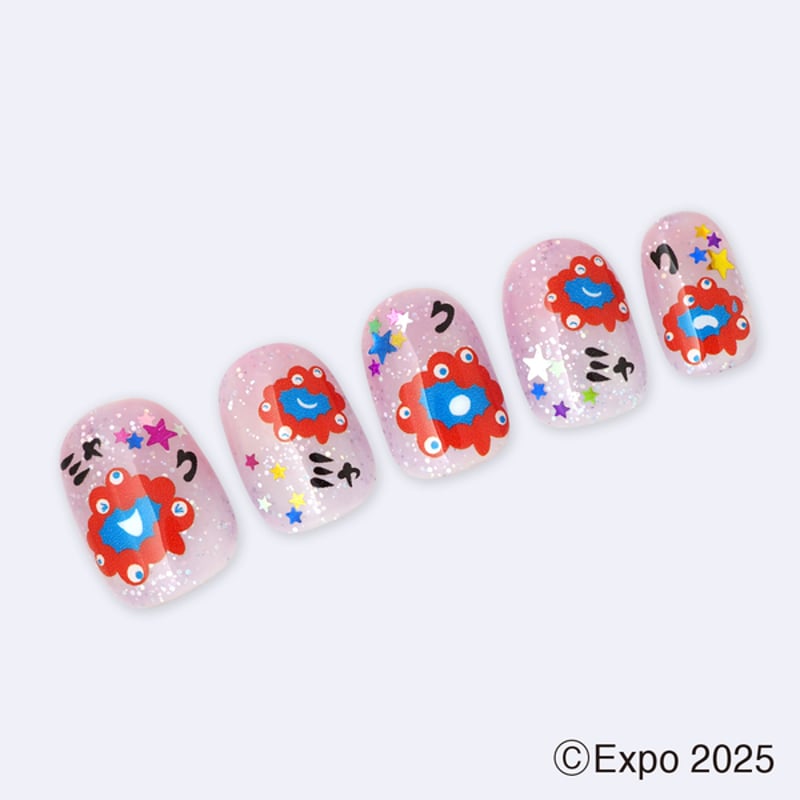 2025大阪・関西万博 ミャクミャク ネイルシール2 BA-MYA-102 | INGKAWA