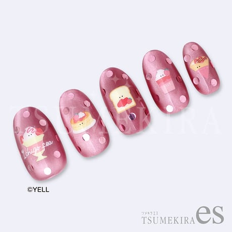 つぶらな瞳のいちごフェア ネイルシール ES-TUB-002