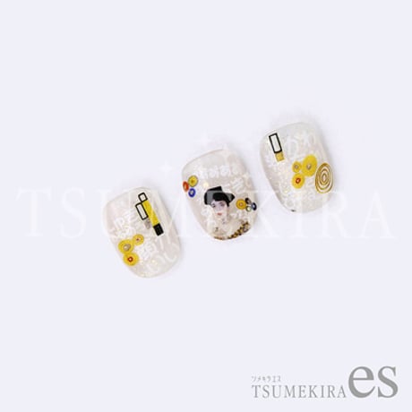 【es】 推し活ネイルシール めろめろ 白　ES-OSK-003 【ネイルシール TSUMEKIRA】