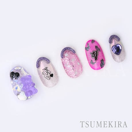 KAI produce 3 90's tattoo　NN-KAI-103 【ネイルシール TSUMEKIRA】