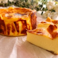 蒸し焼きバスクチーズケーキ（北海道産クリームチーズ使用）