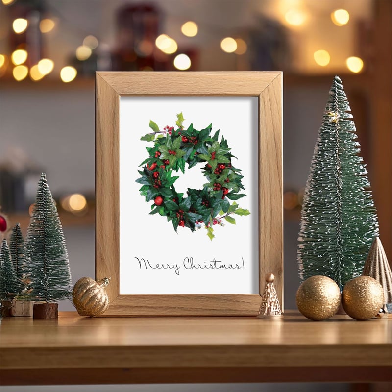 クリスマス「絵画２L判サイズ」 クリスマス「絵画2L判サイズ」