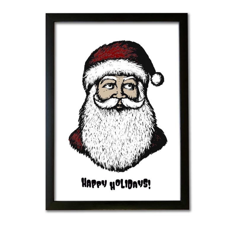 クリスマスアートポスターA3 サンタクロース | ROPONNA