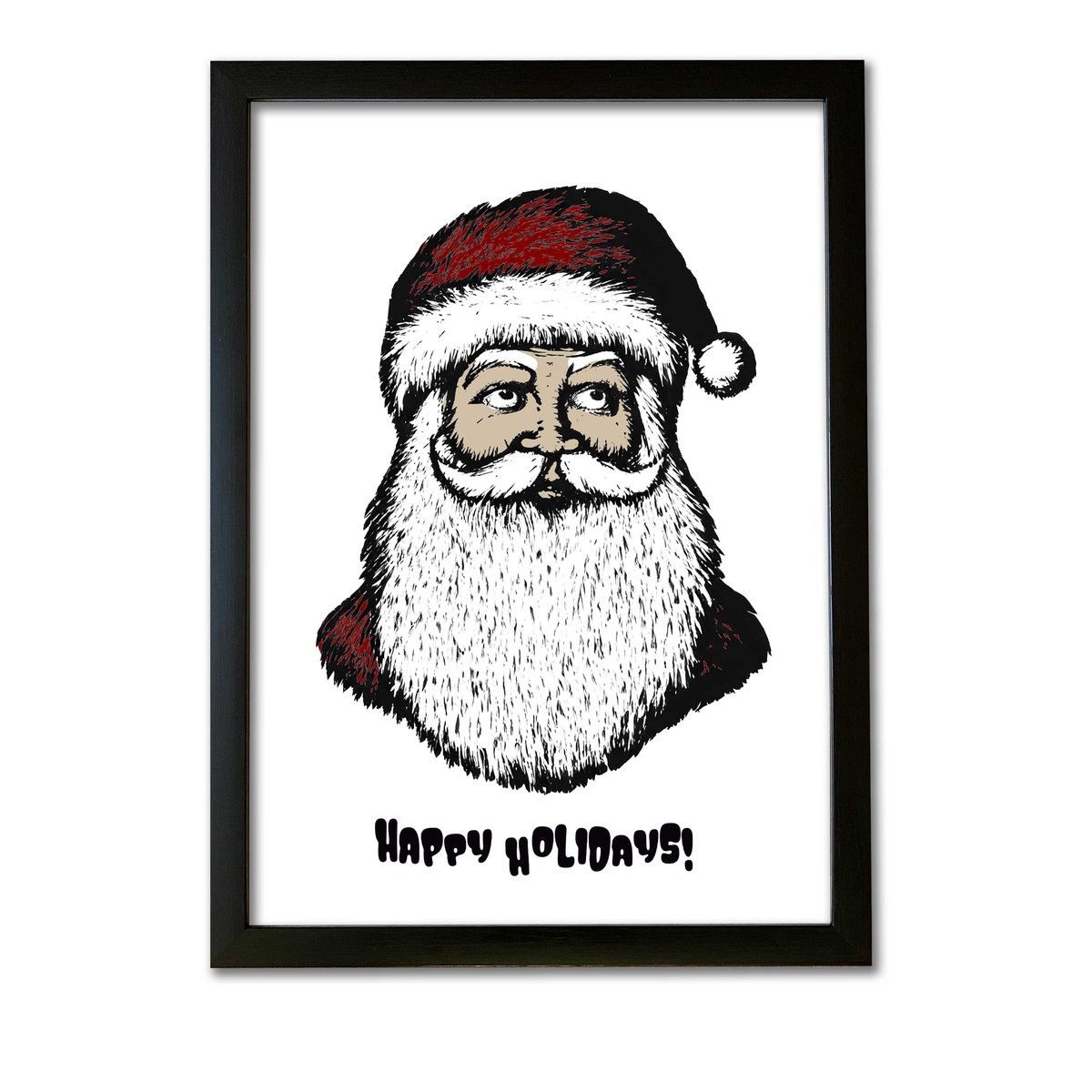 クリスマスアートポスターA3 サンタクロース | ROPONNA