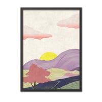 インテリア ポスター 春 あけぼの 桜 和柄 アートポスター 和風モダン A3 桜 あけぼの 春 新緑