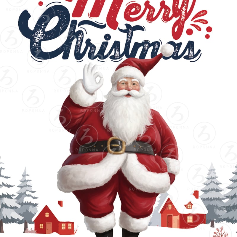 特大サイズ　Xmas・サンタクロース　アートポスター　600×720 特大サイズ Xmas・サンタクロース アートポスター 600×720｜クリスマス