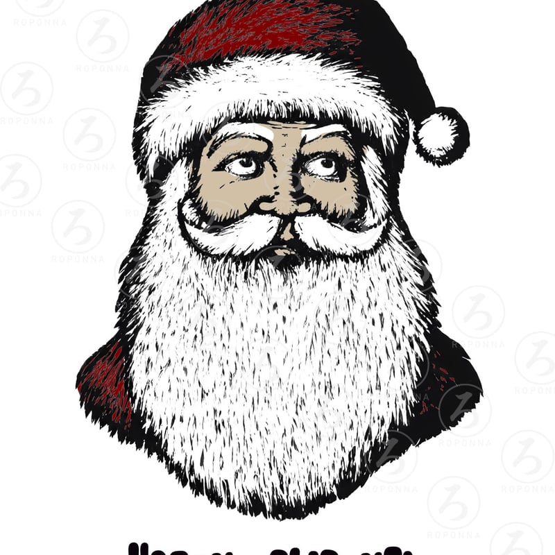 クリスマスアートポスターA3 サンタクロース | ROPONNA