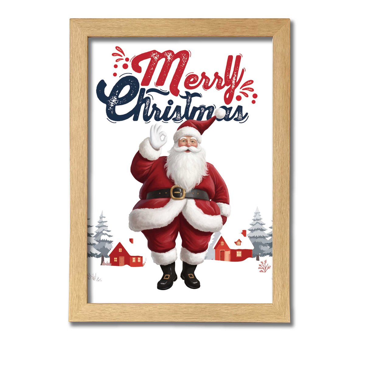 特大サイズ　Xmas・サンタクロース　アートポスター　600×720 特大サイズ Xmas・サンタクロース アートポスター 600×720｜クリスマス