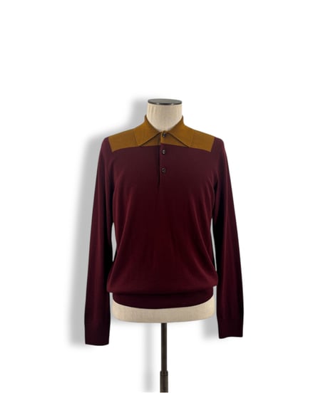 20AW DRIES VAN NOTEN – Bi-color Polo Knit